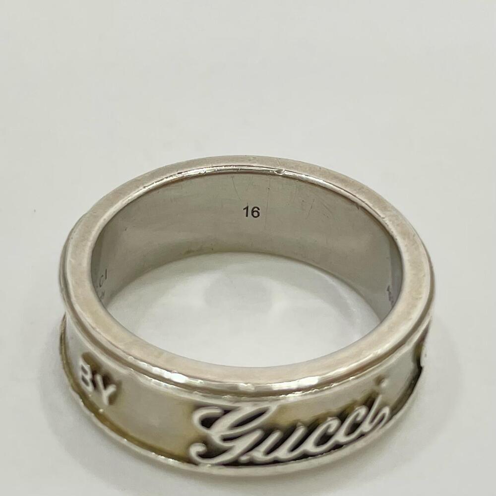 Gucci Ring Silver Gg Interlocking - image 8